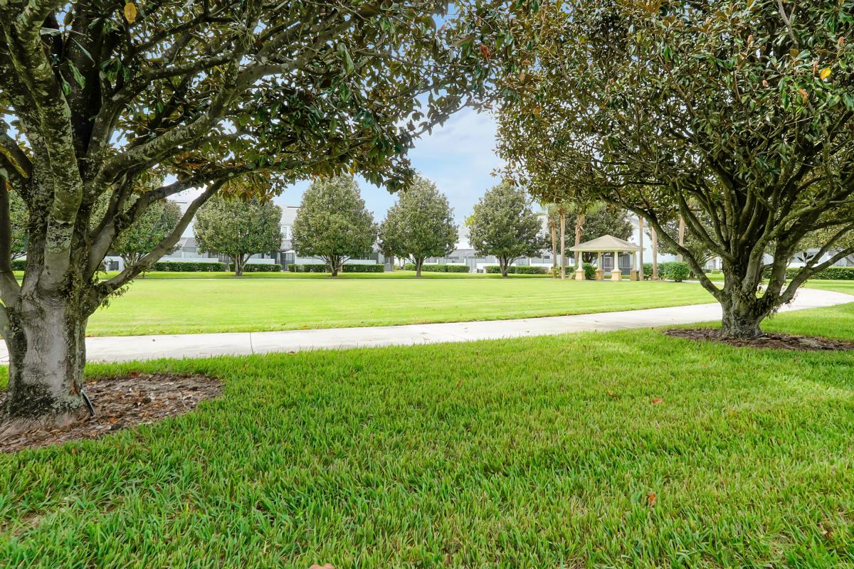 Green space behind townhouse. No rear neighbors!