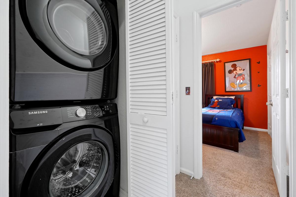 Wsher and dryer upstairs.