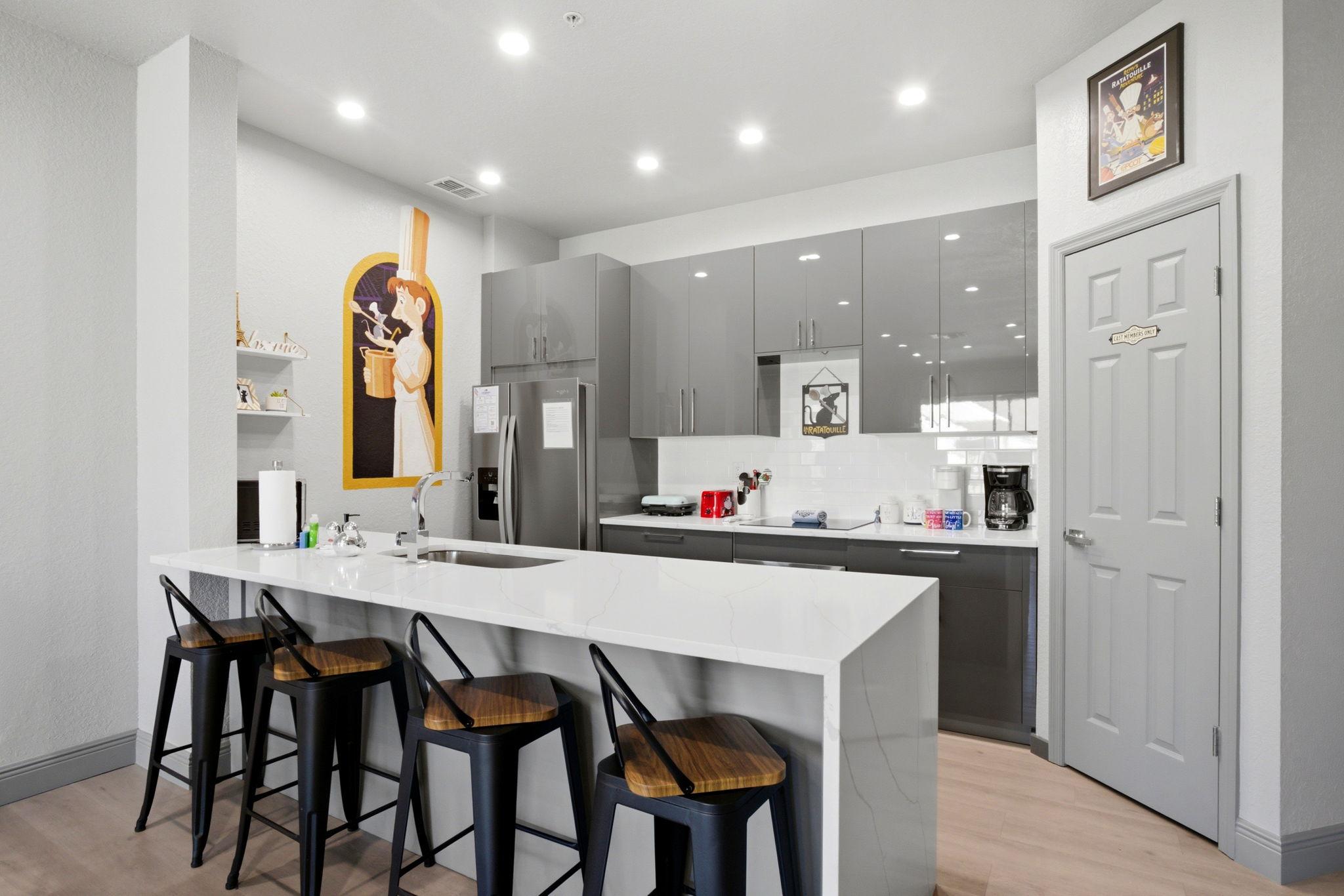 Kitchen with Breakfast seating 