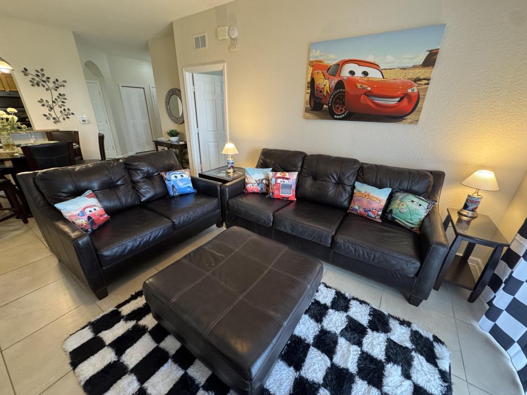 Cars theme living room