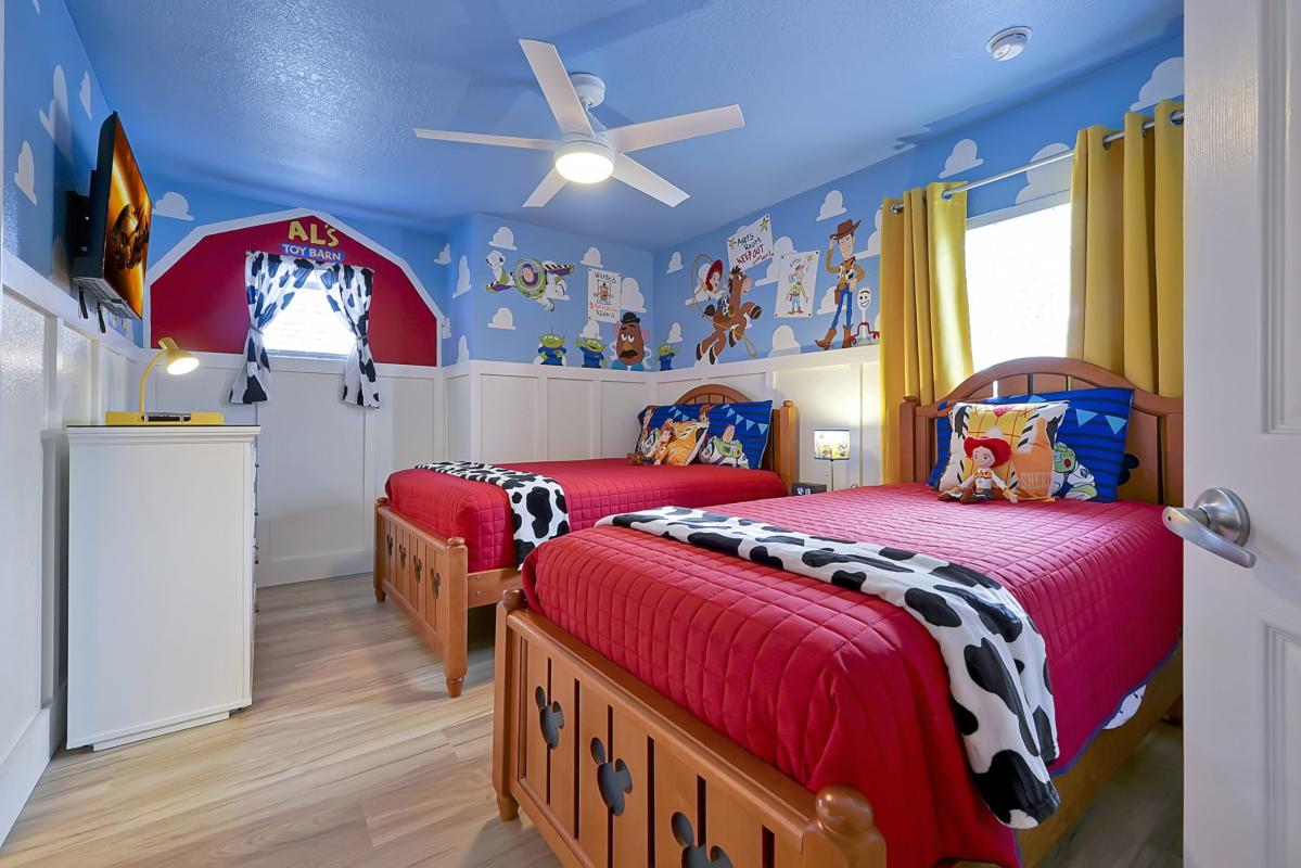 Toy Story Themed Room on the 2nd floor
