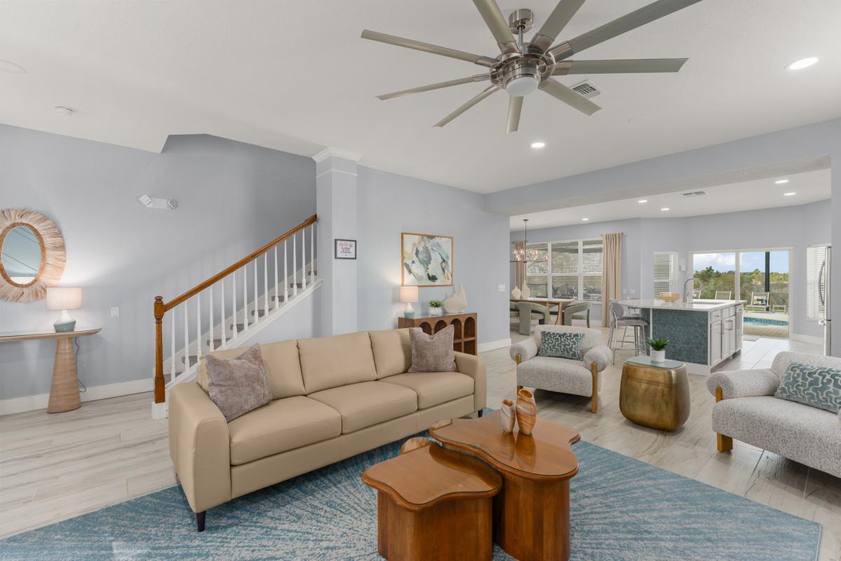 Living Room and view outside