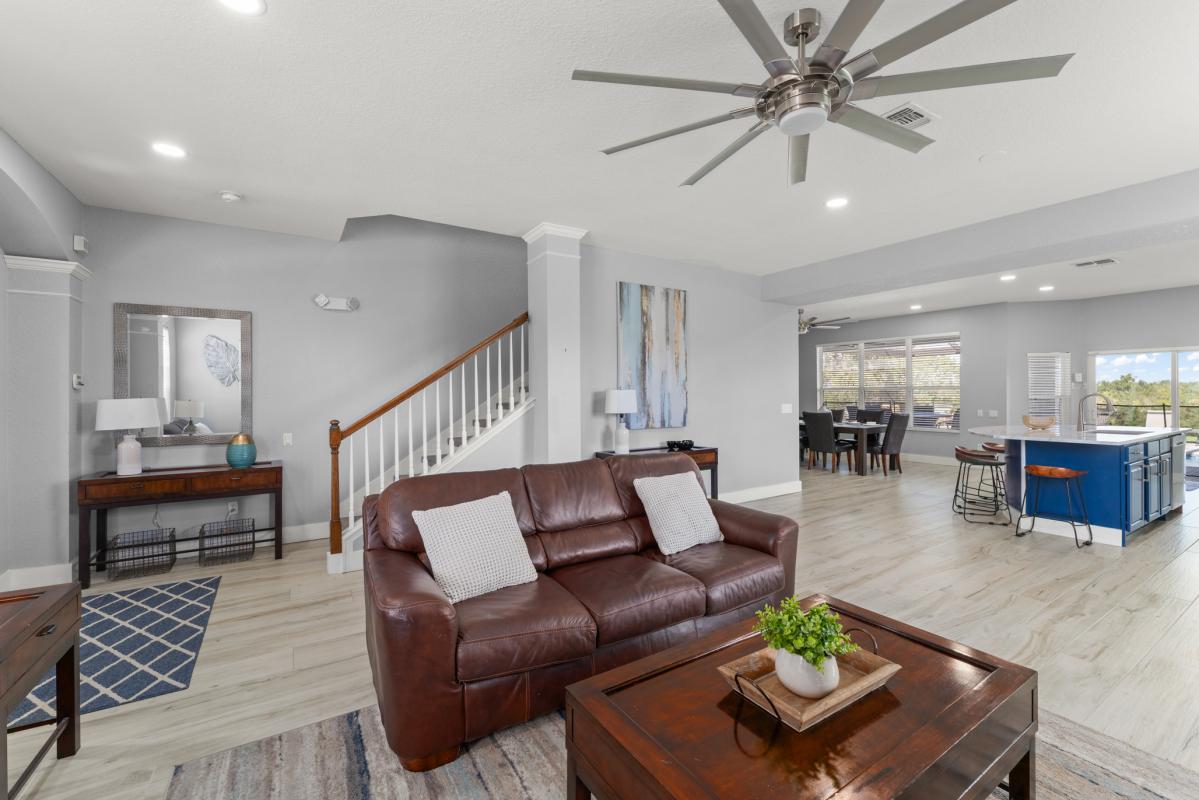 Living - Kitchen - Dining  areas