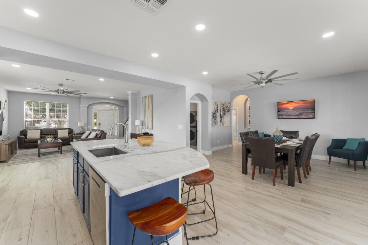 Dining - Kitchen - Living