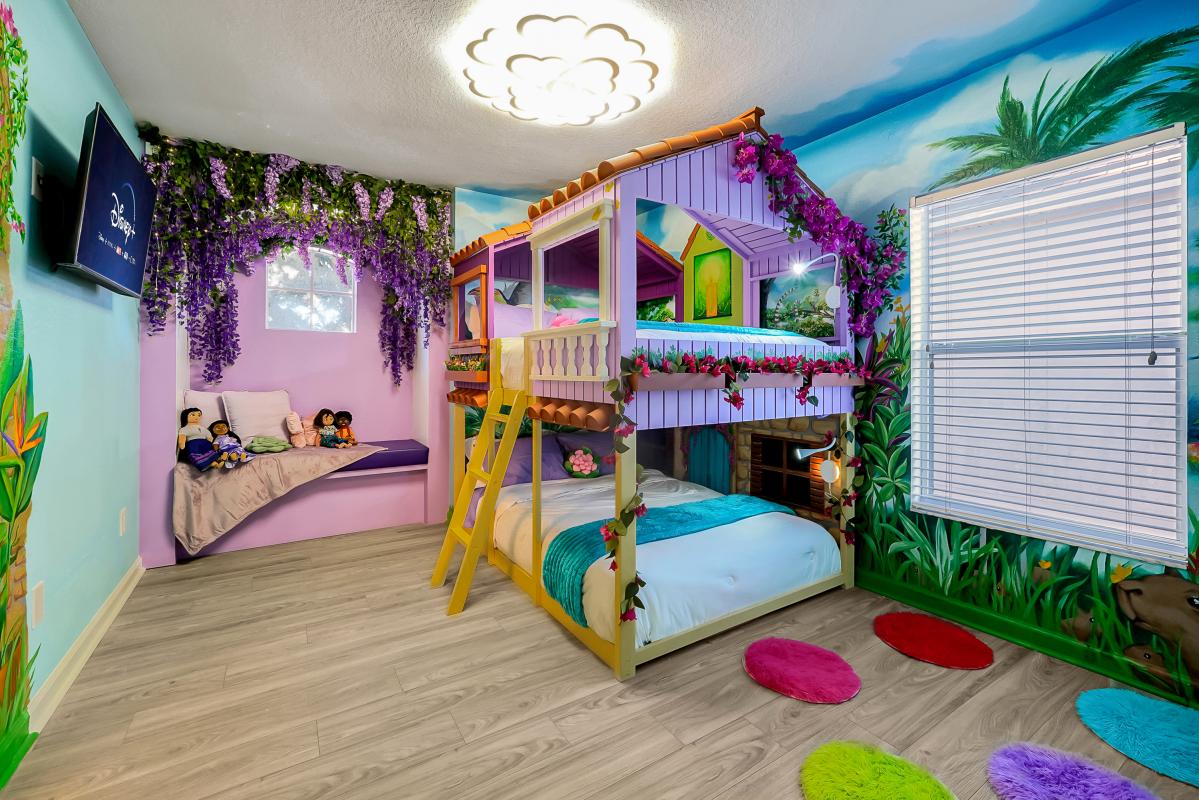  The Blooming Casita Bedroom  A whimsical, storybook-style kids? retreat featuring a charming casita
