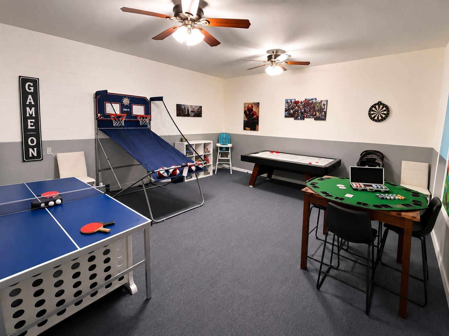 Private game room