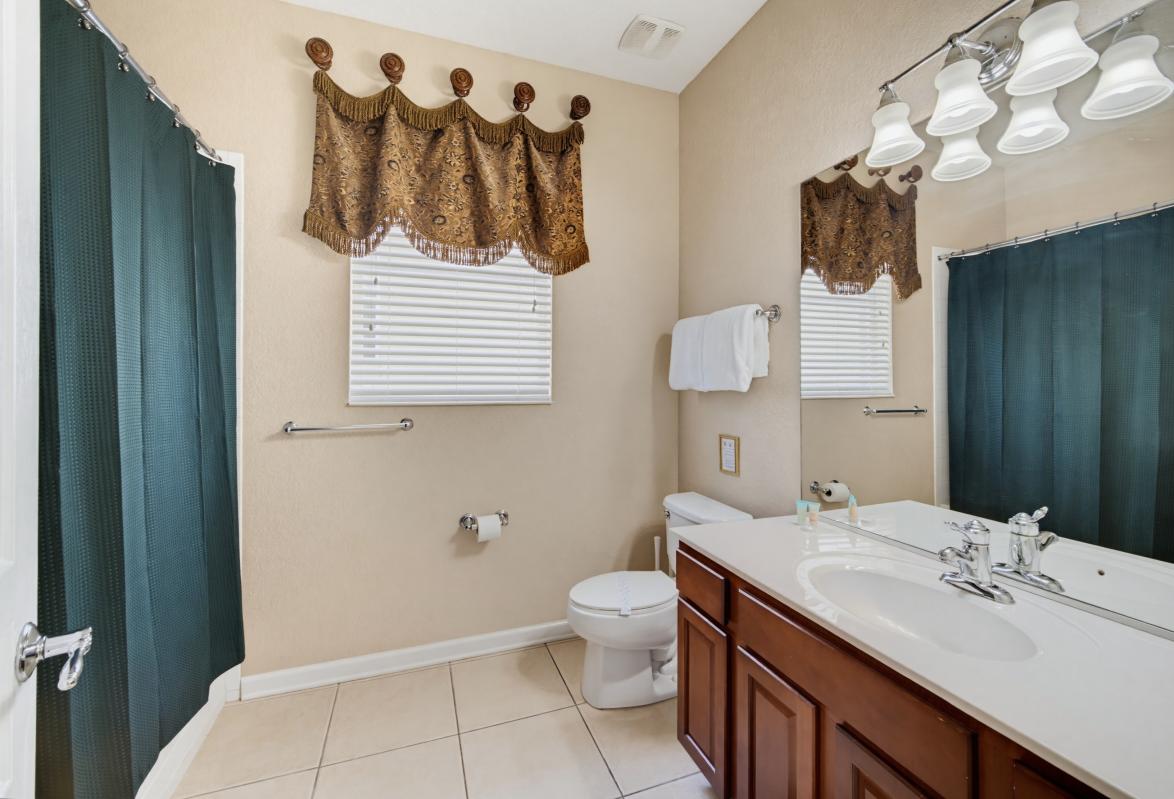 Downstairs Bathroom - Shower/Tub Combo